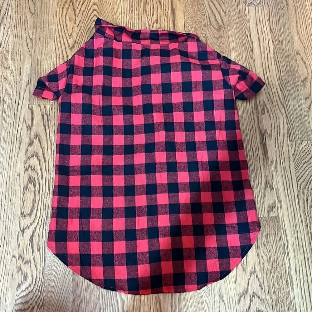 Koneseve plaid Dog Shirt XL